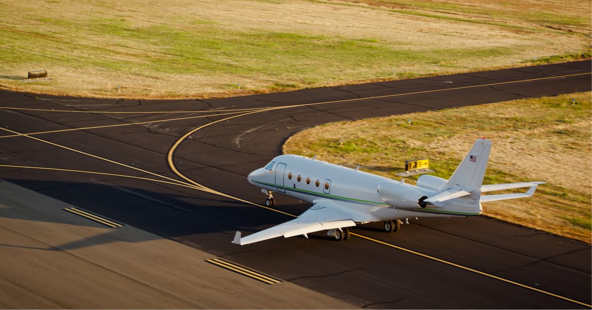 Servicio de transporte con jet privado